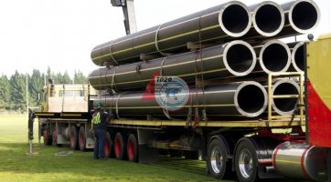 Перевозка труб большого диаметра автотранспортом
