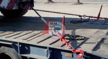 Крепление груза на трале