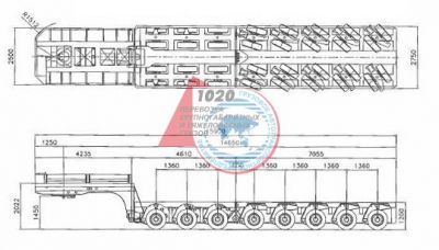 Трал телескопический 6338 Goldhofer