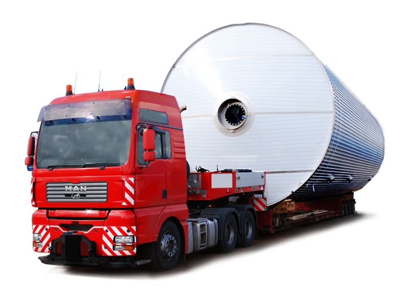 Перевозка негабаритных грузов низкорамным тралом в СПб и по всей России